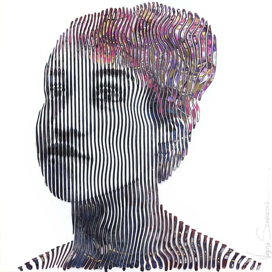 Aretha Franklin a Star Forever Original Artwork by Virginie Schroeder - 10