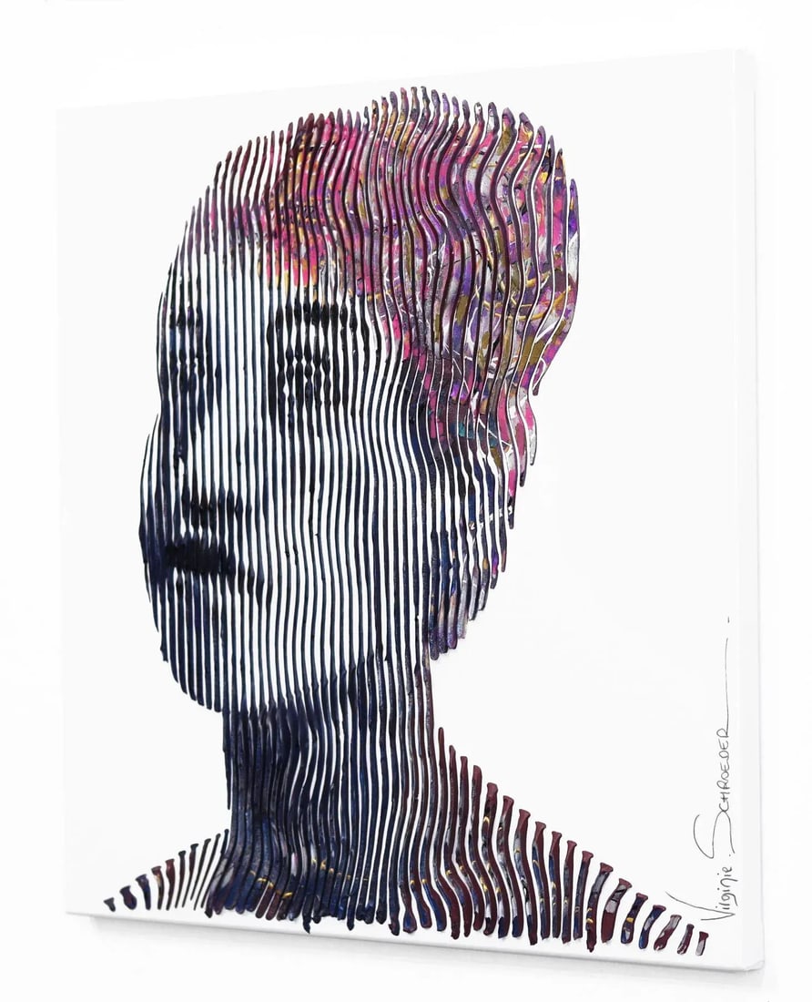 Aretha Franklin a Star Forever Original Artwork by Virginie Schroeder - 6