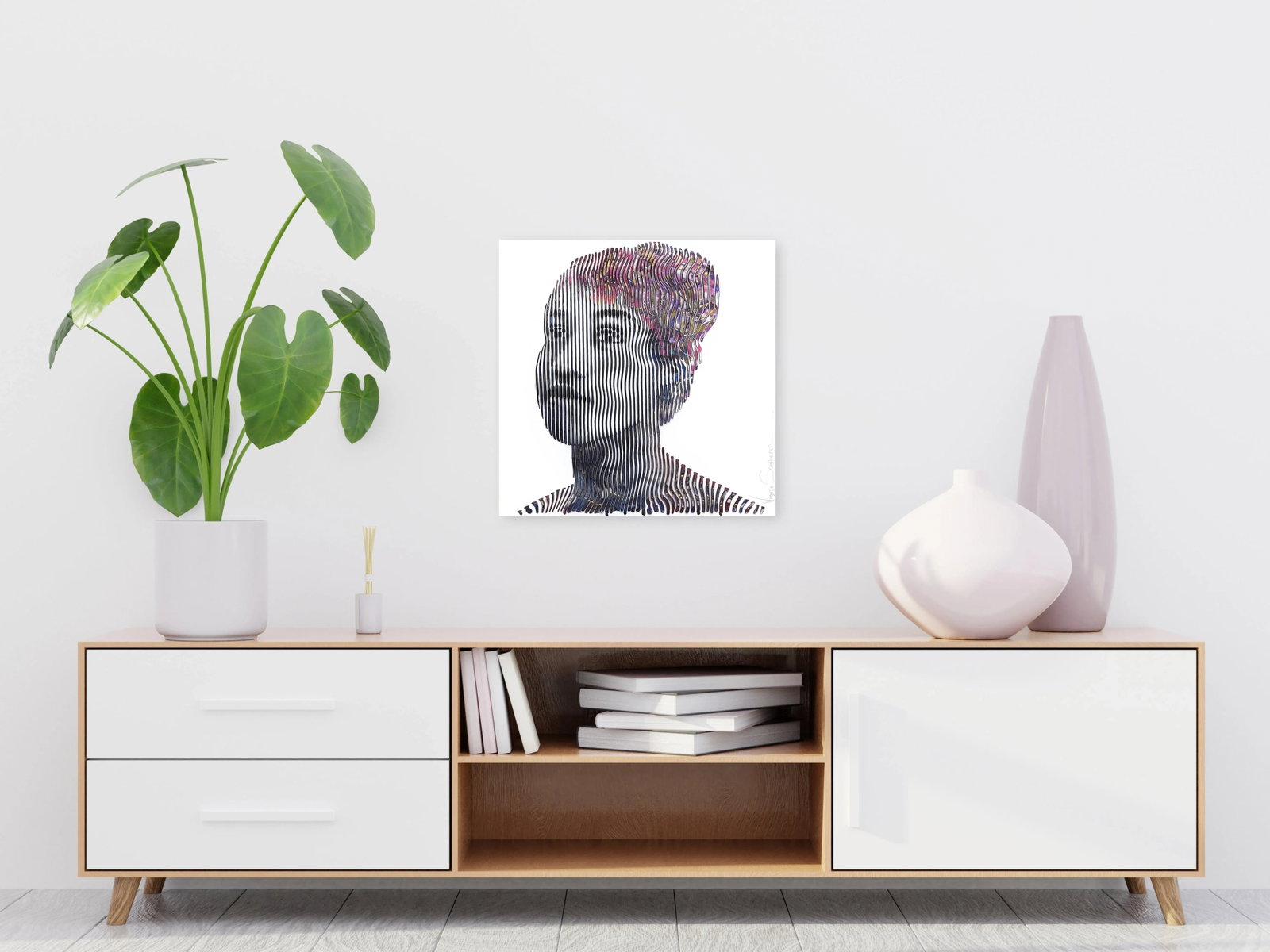 Aretha Franklin a Star Forever Original Artwork by Virginie Schroeder - 8