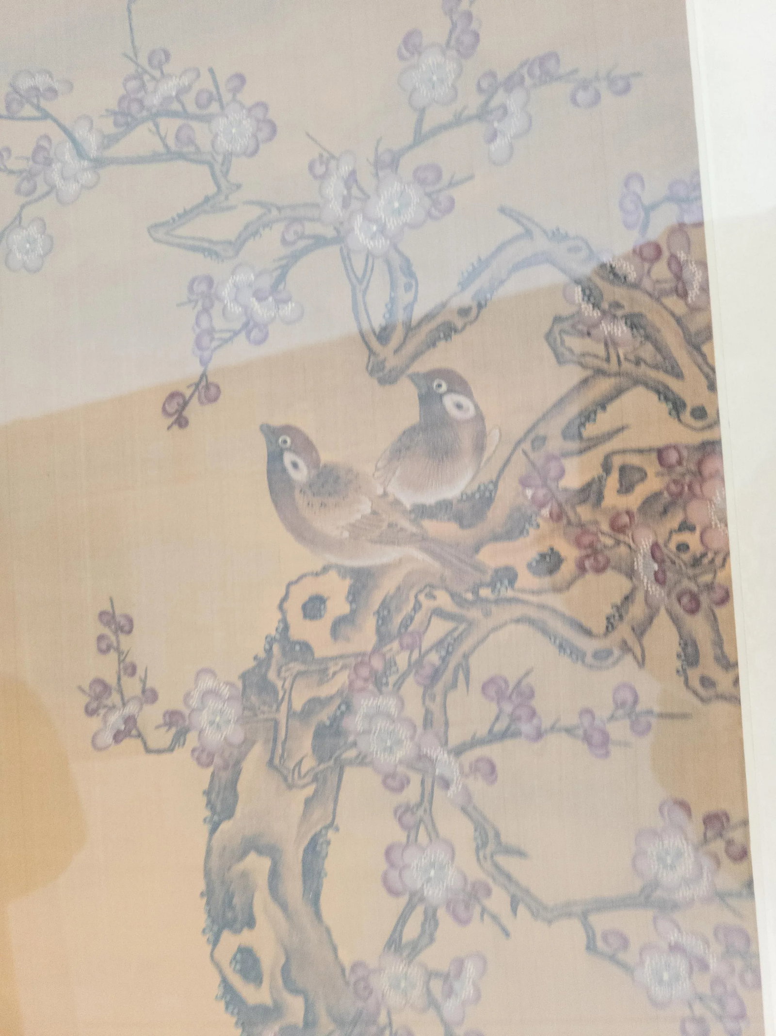 20th Century Chinese Chinoiserie Silk Landscape Scroll Painting - 7