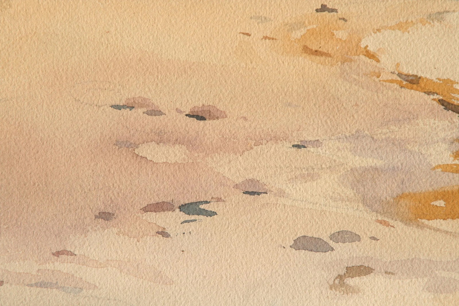 1942 Framed Post-Impressionist Watercolor Painting of Lake Ontario - 6