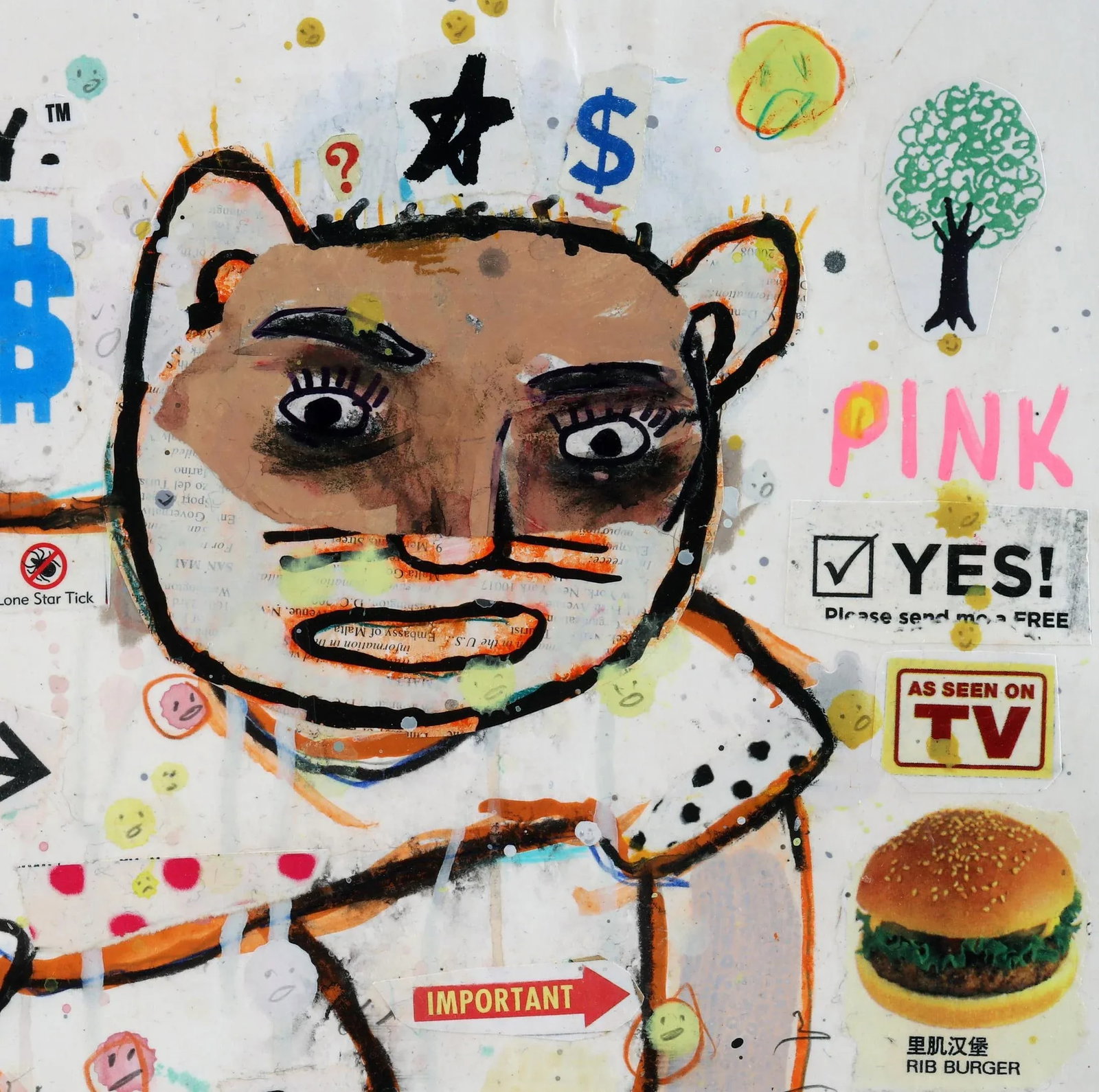 Secret Garden Original, Contemporary Collage by Brian McDonald - 3