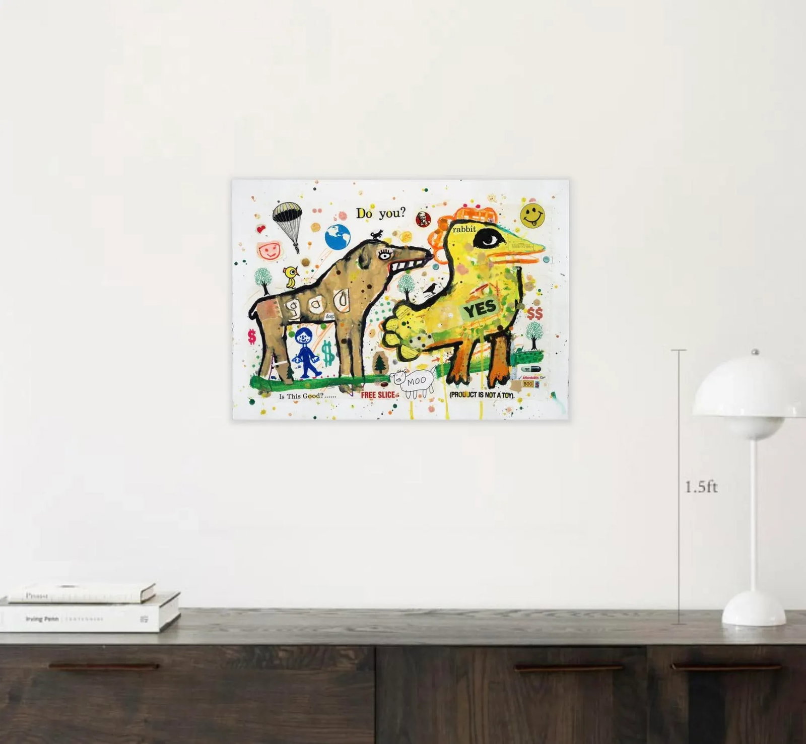 Beasts of Burden Original, Contempory Mixed Media Painting by Brian McDonald - 2