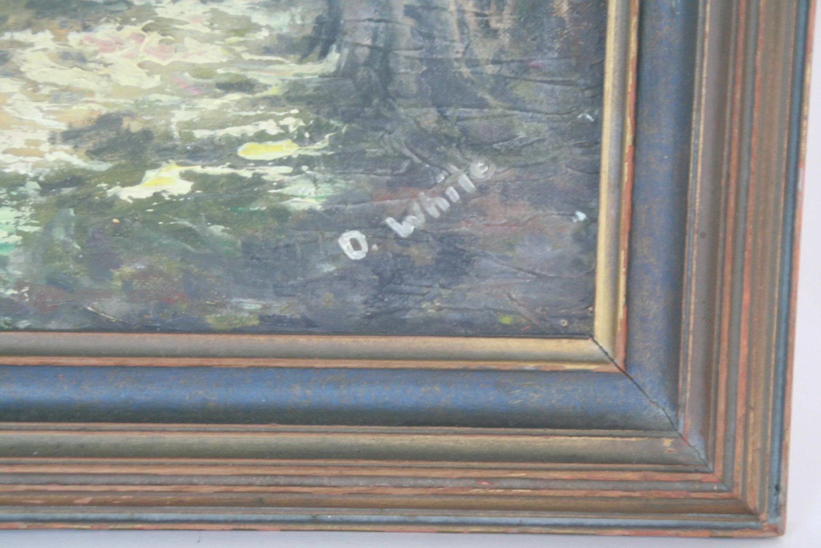 Italian Villa, Vintage Oil Painting - 3
