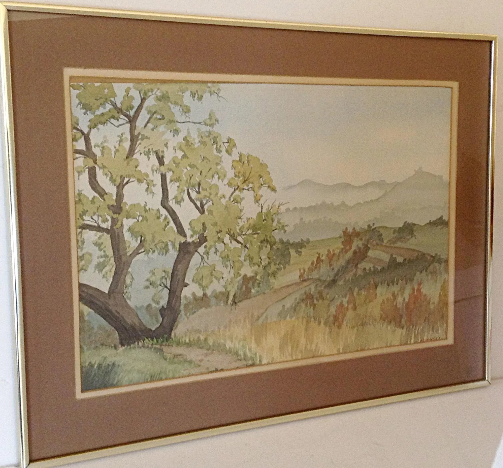 Peter Obninsky Watercolor, Signed - 2