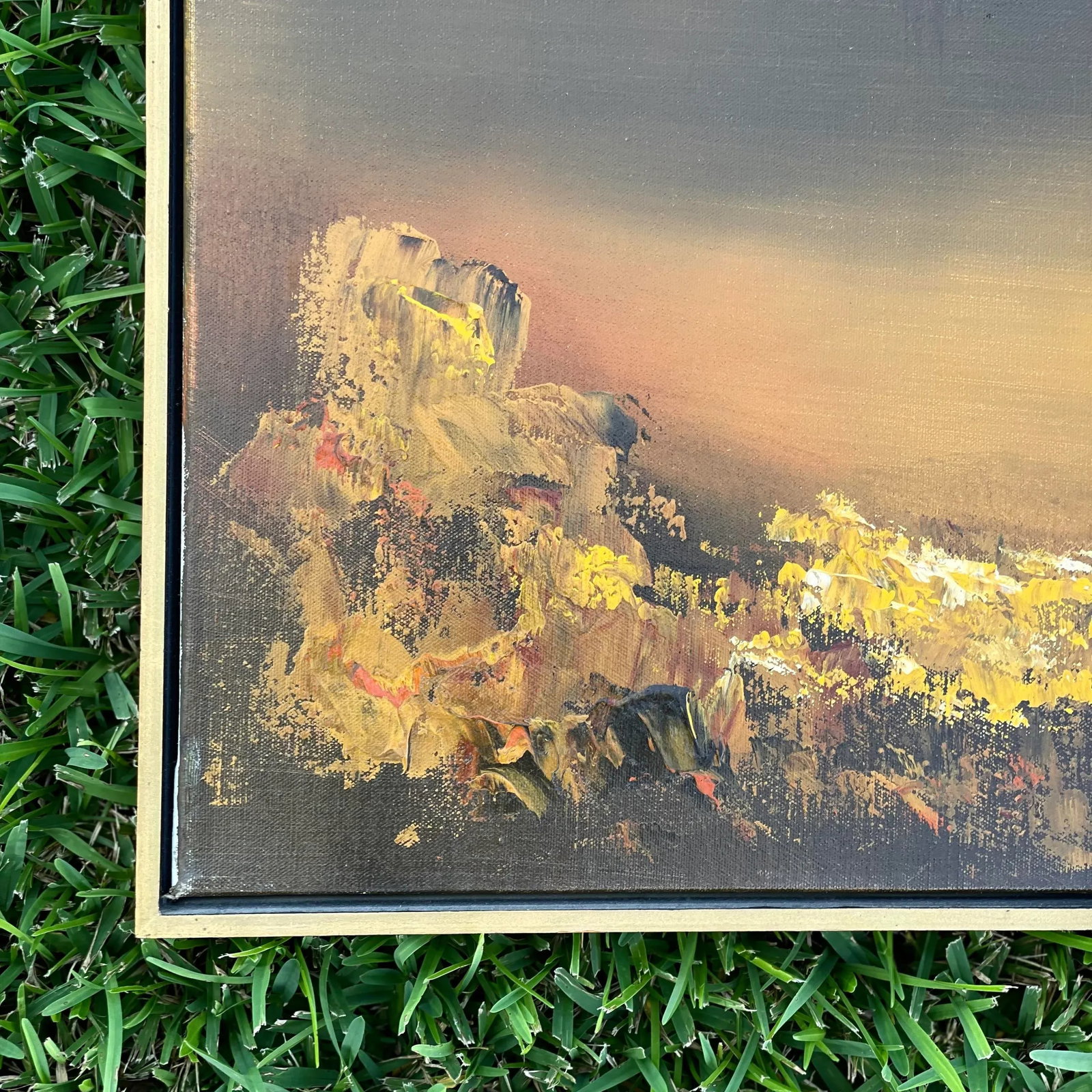 Mid 20th Century Cityscape Signed Painting - 2