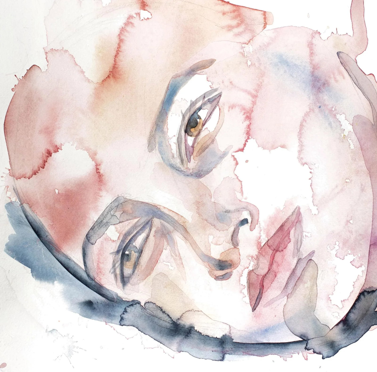 Fortitude No. 3 Contemporary Original Watercolor Painting by Elizabeth Becker - 2