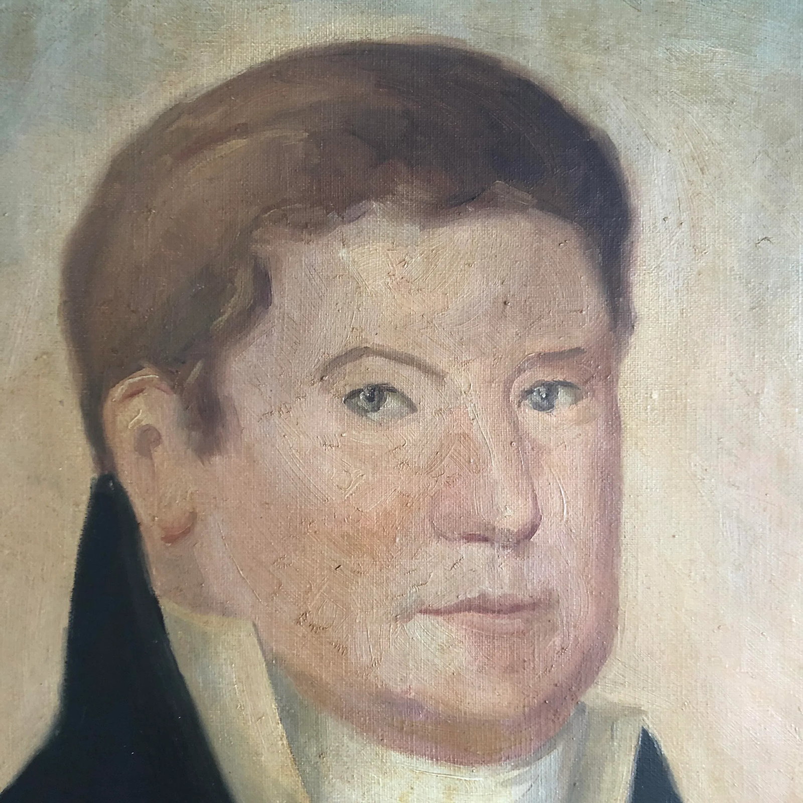 Early 20th Century Alexander Clayton Oiginal Oil Painting Portrait of a Doctor - 5