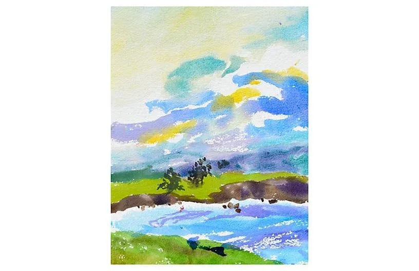 Carmel River Flowing by Les Anderson - 2