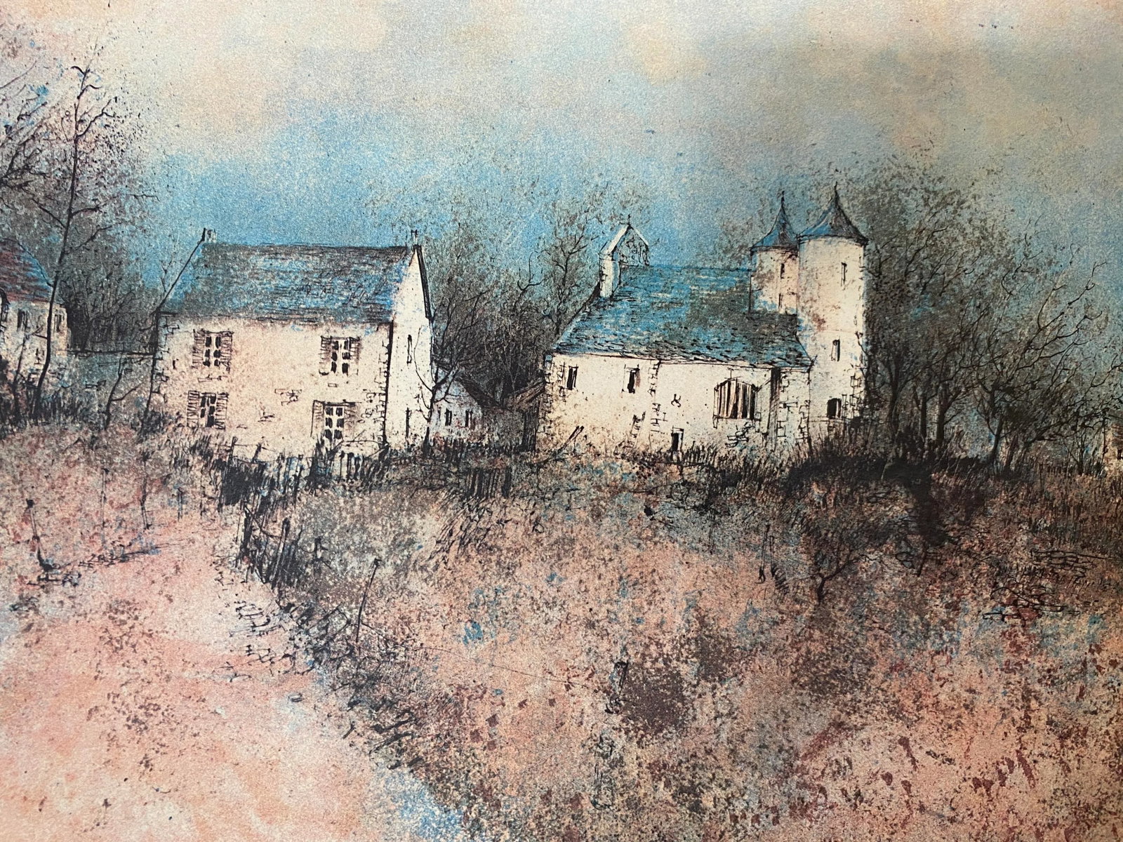 1970s European Landscape Lithograph - 4