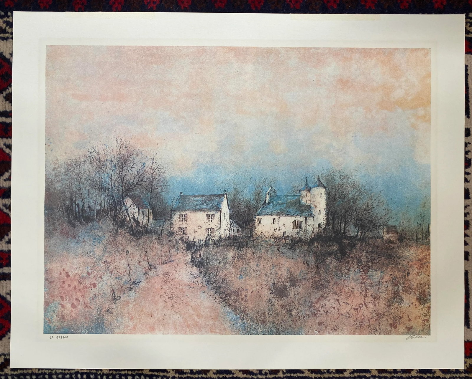 1970s European Landscape Lithograph - 5