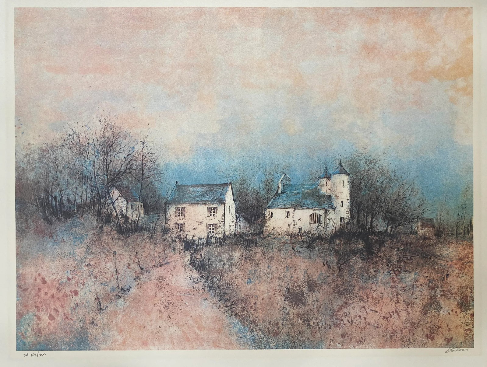 1970s European Landscape Lithograph - 6