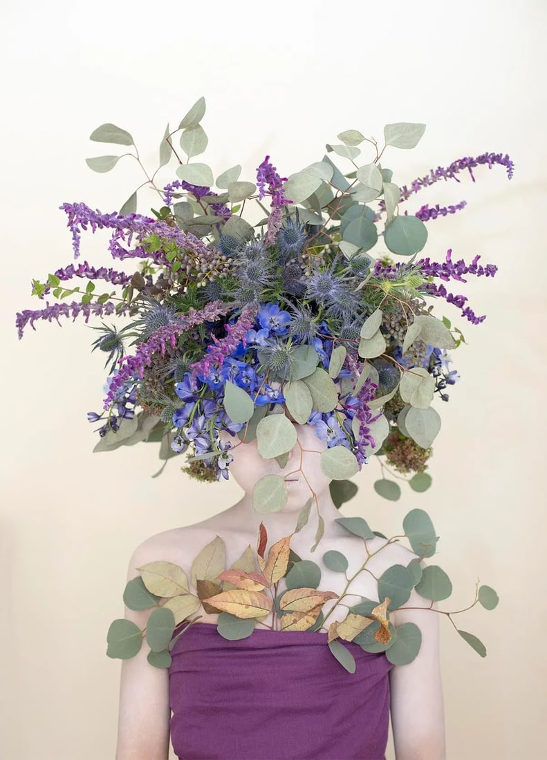 2020s "Scent of Texas 11072020" Contemporary Original Botanical Portrait Photograph by Ziesook You: No. 2 of a limited edition of 15, personally signed and certified Hot Press Bright White Heavy Smooth Matte Fine Art Paper (330 gsm) archival grade, acid-free, 100% cotton rag inkjet paper with a