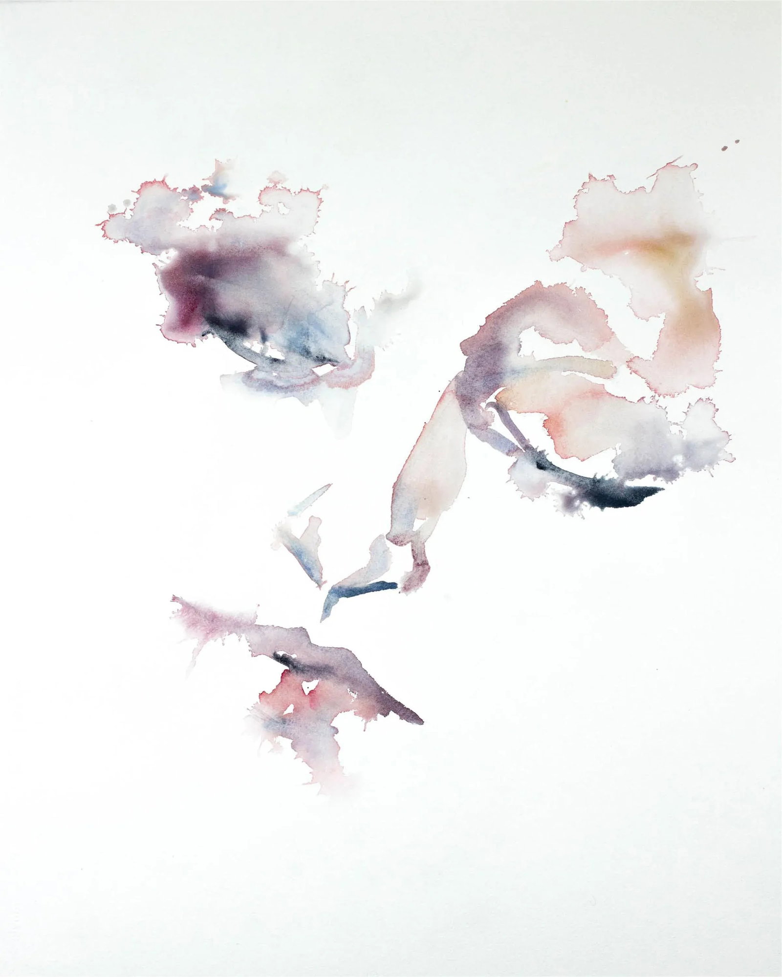 Dream Contemporary Original Watercolor Painting by Elizabeth Becker: Original watercolor painting on 140 lb cold press paper Artist: Elizabeth Becker Year: 2019 Image and Paper Size: 16" x 20" Signed on front Condition: Imperfections: No Imperfections Materials &