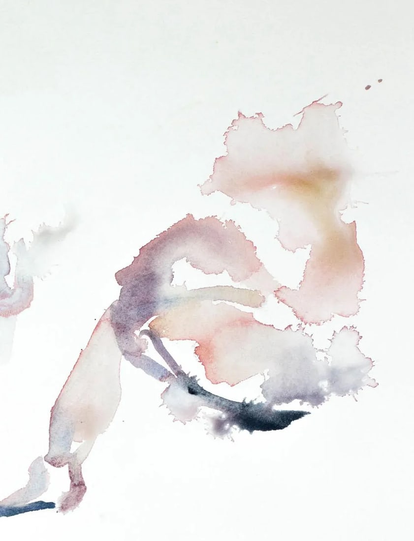 Dream Contemporary Original Watercolor Painting by Elizabeth Becker - 2