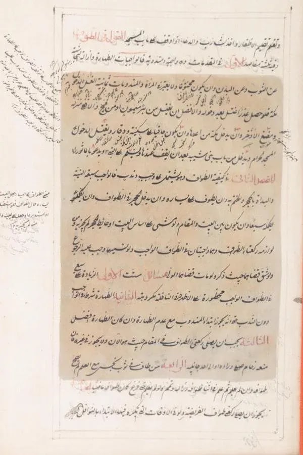 Framed Double-Sided Indo-Persian Gouache Miniature Manuscript Page - 11