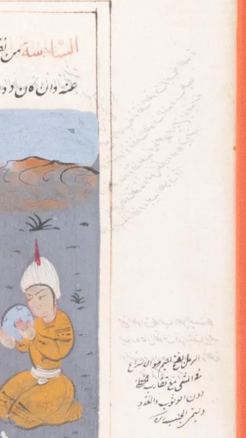 Framed Double-Sided Indo-Persian Gouache Miniature Manuscript Page - 6