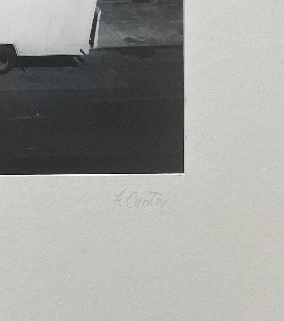 Original Frederich Cantor 'Truck at Night West 11th Street, New York' Photograph - 7