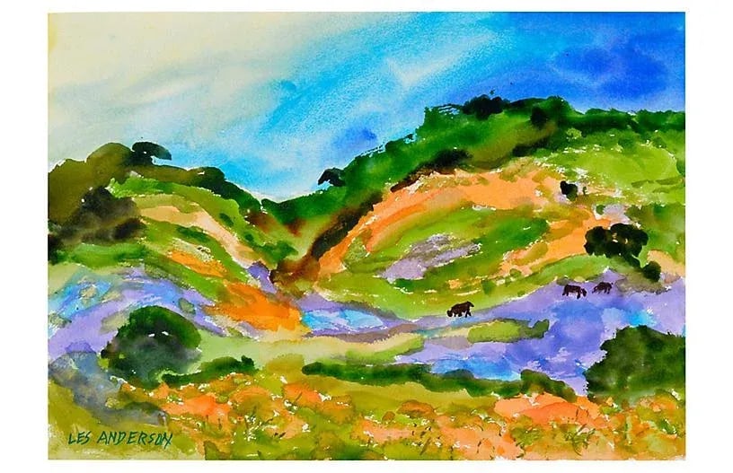 Grazing Cows in Carmel Valley - 2