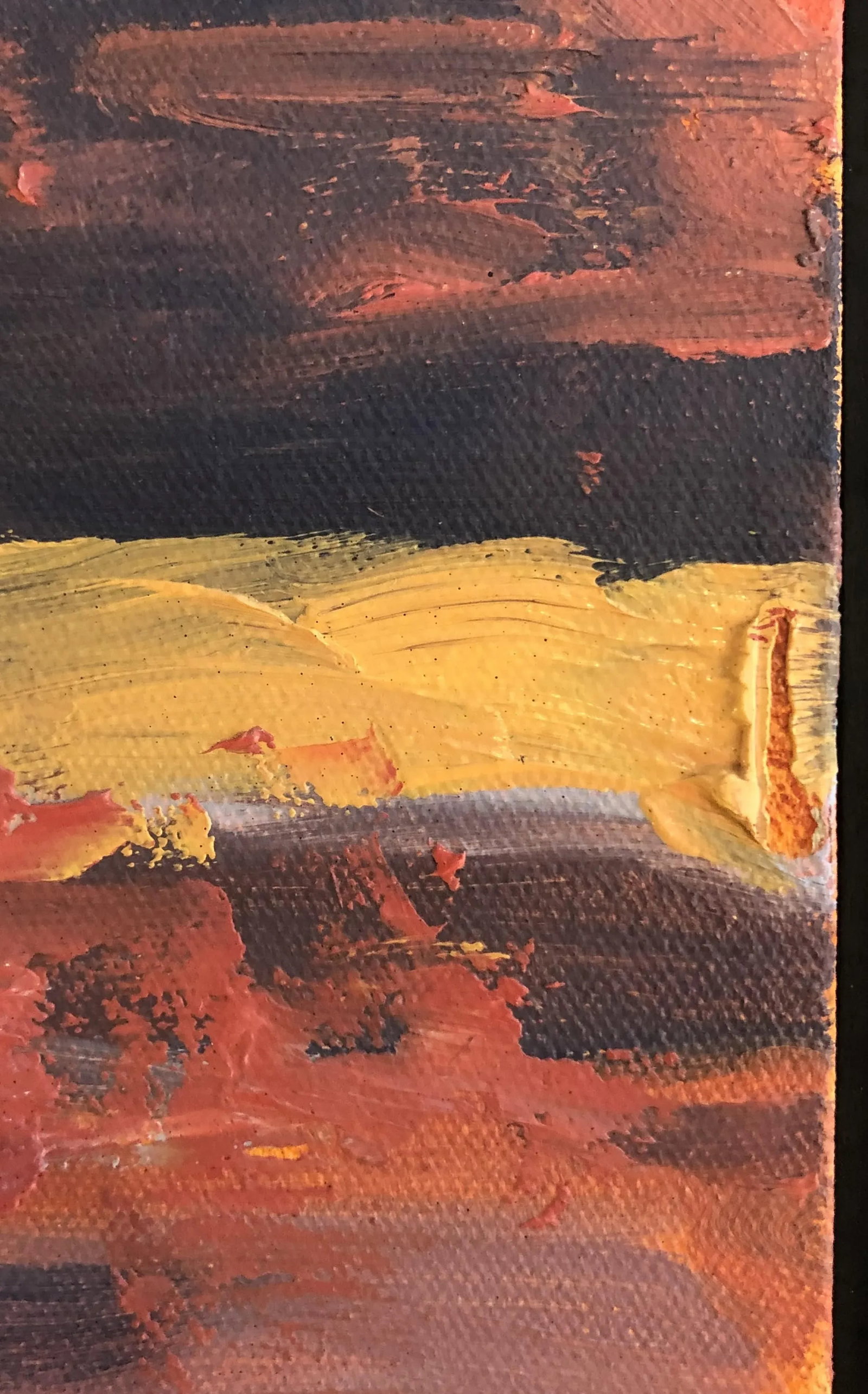 1988 Dan Jones Oil on Canvas Painting of "Daybreak: Portland, Oregon", Framed - 7