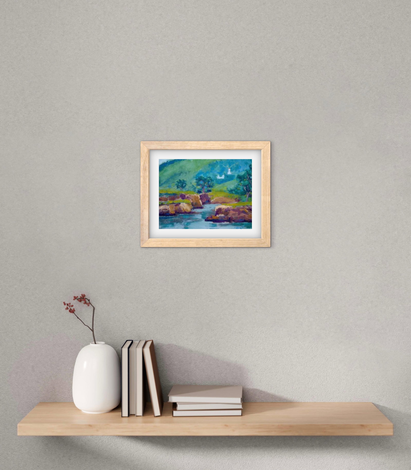 Modern Impressionist Coastal Seascape, Original Oil Painting - 11