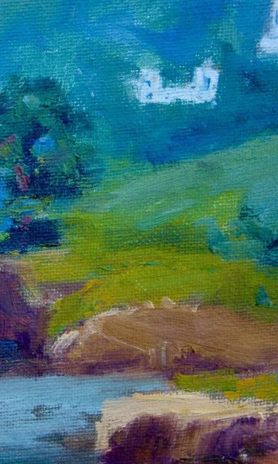 Modern Impressionist Coastal Seascape, Original Oil Painting - 8