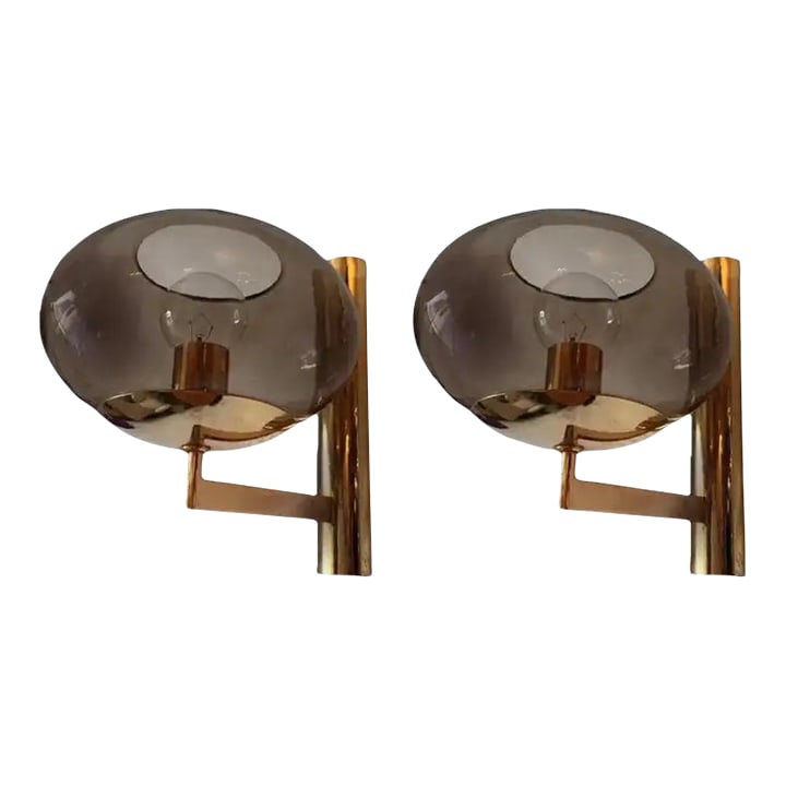 1960s, Italian Sciolari Mid-Century Wall Lights - A Pair (1 of 7)