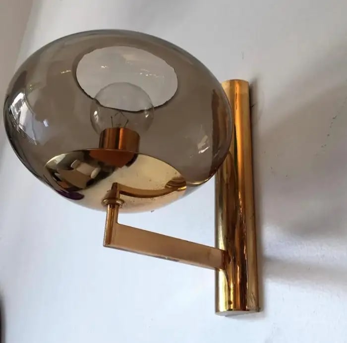 1960s, Italian Sciolari Mid-Century Wall Lights - A Pair - 5