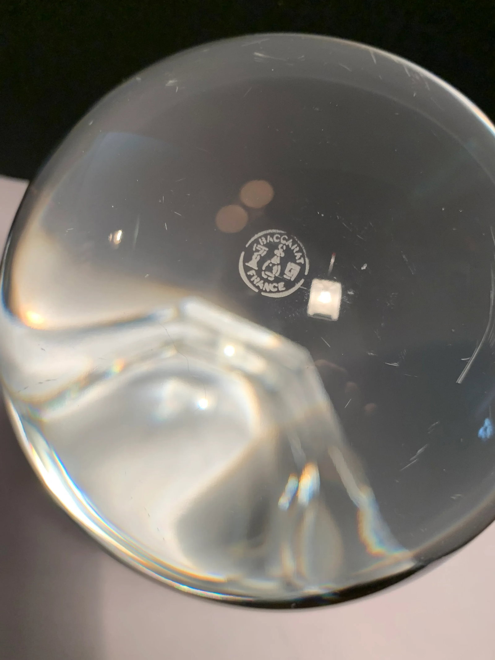 Mid 20th Century Baccarat Crystal Ball - 8