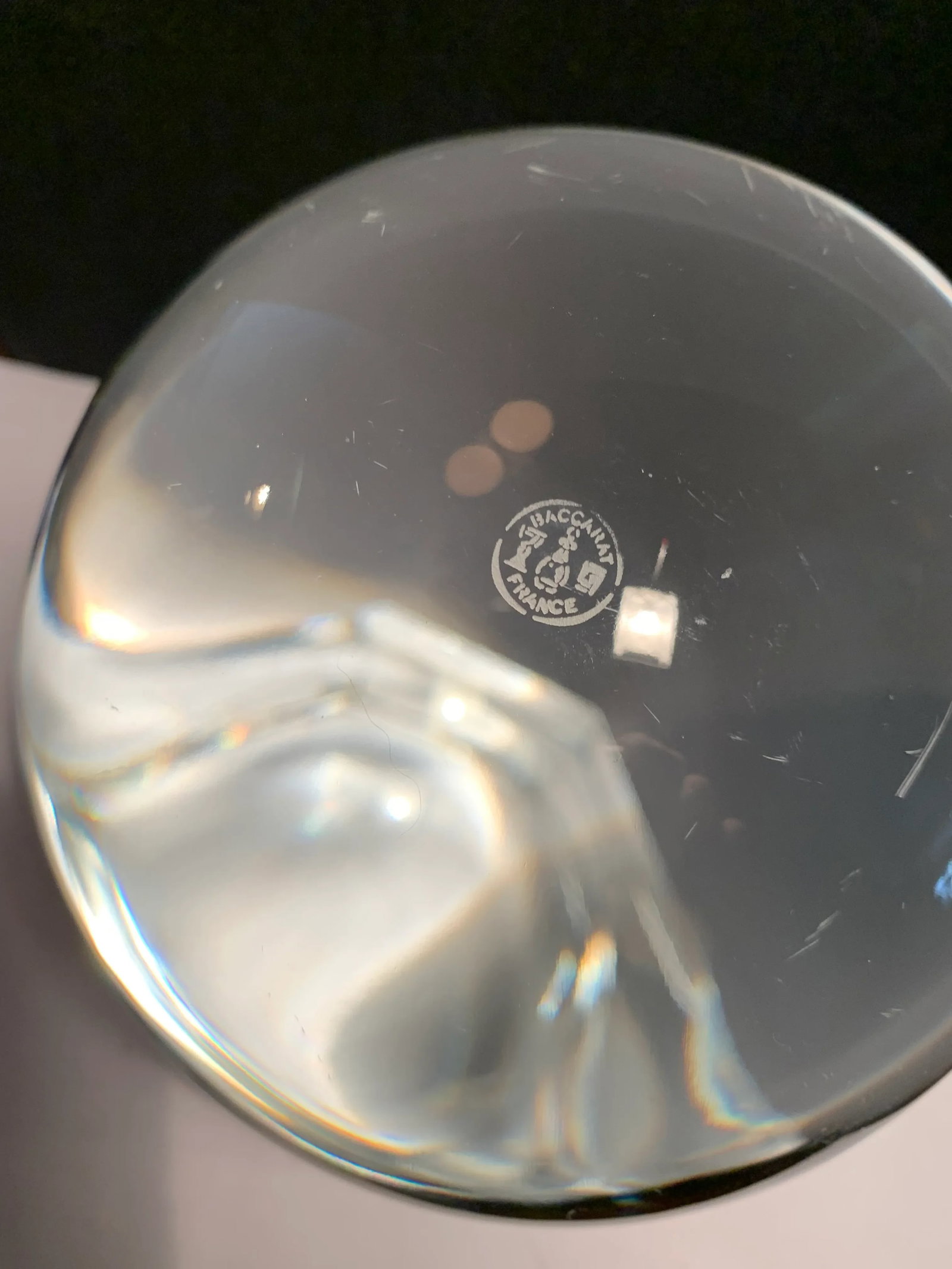 Mid 20th Century Baccarat Crystal Ball - 9