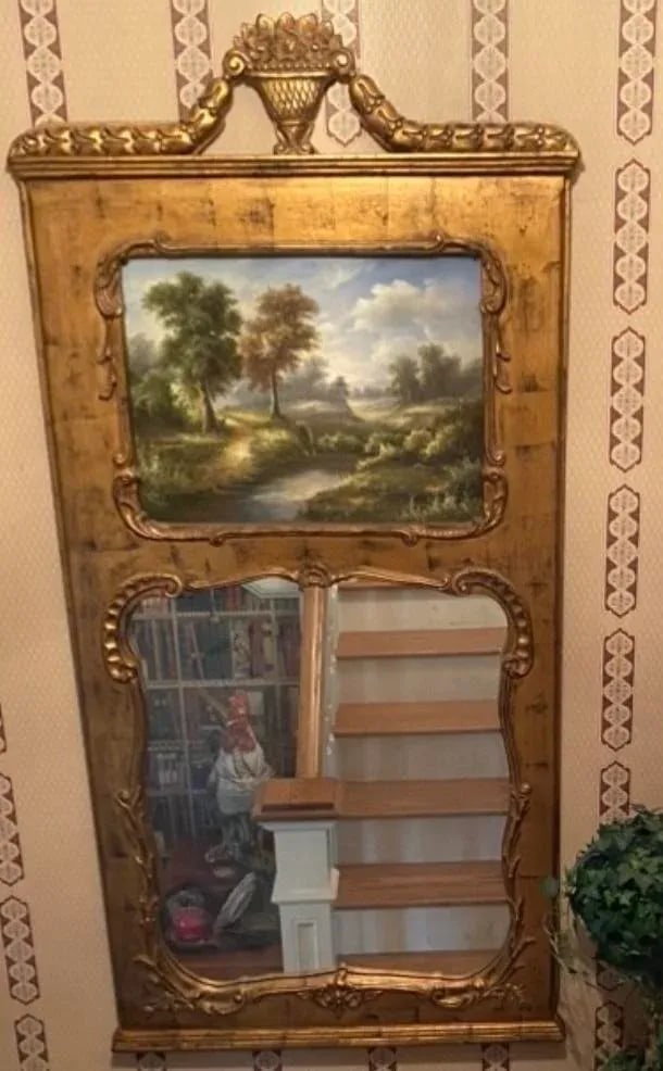Late 19th Century Trumeau Mirror - 2