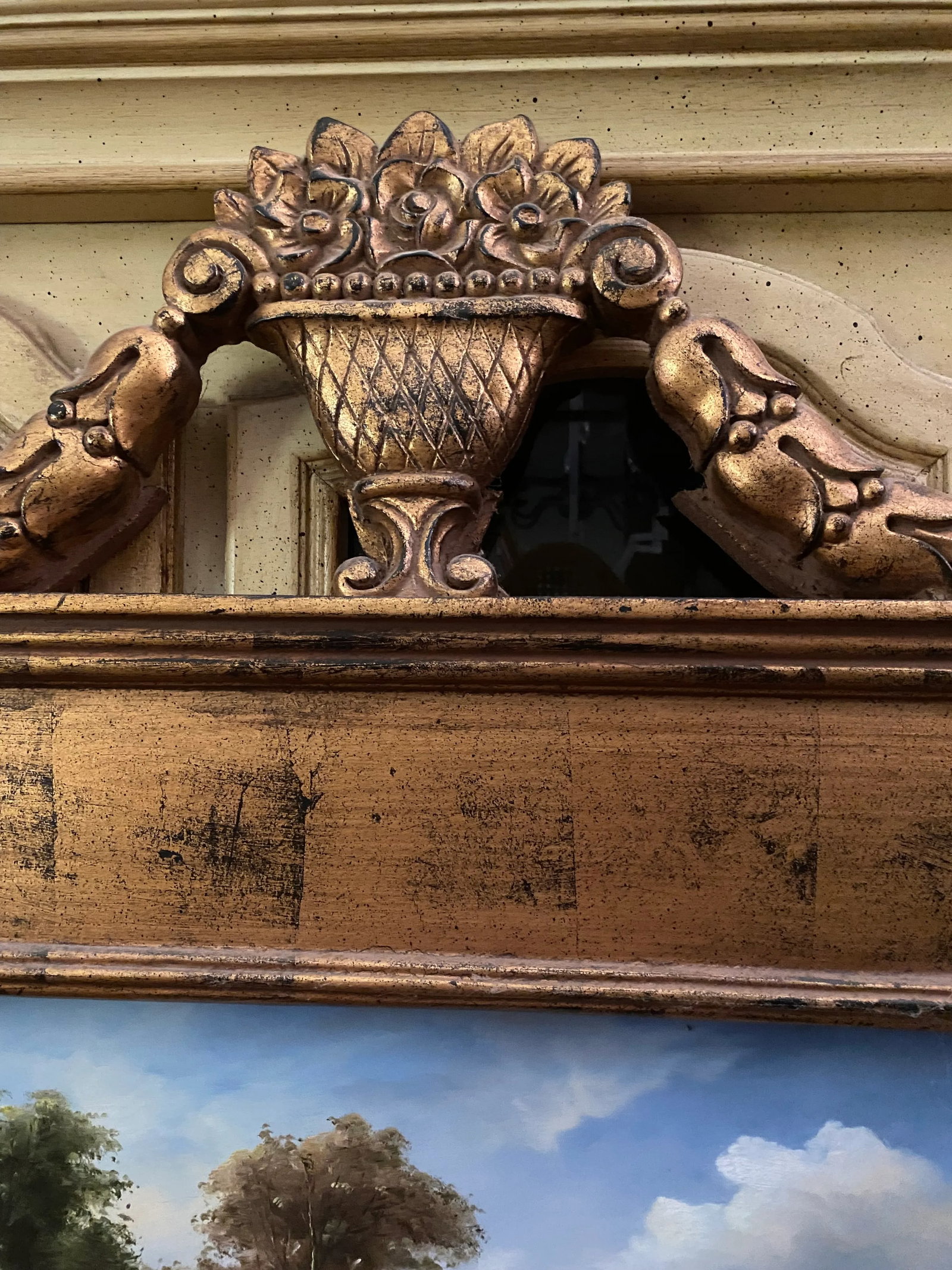 Late 19th Century Trumeau Mirror - 3