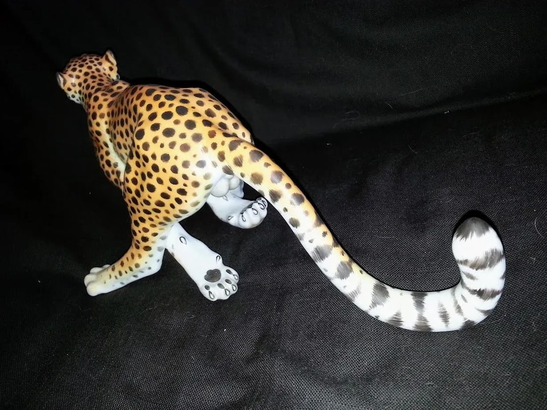 Herend Natural Cheetah Figurine - 4