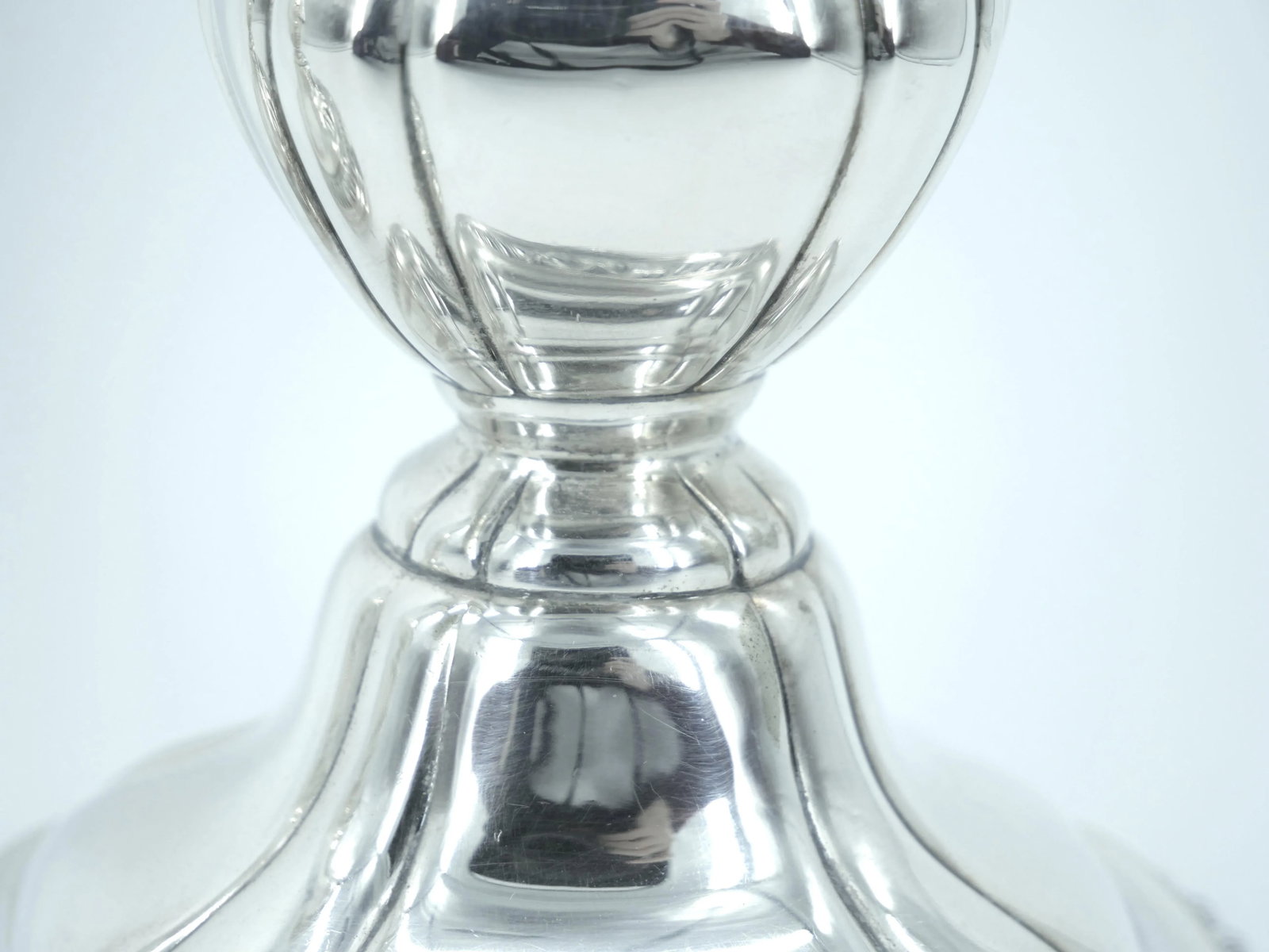 Pair Gorham Silverplate Candlesticks in the English Regency Style - 11