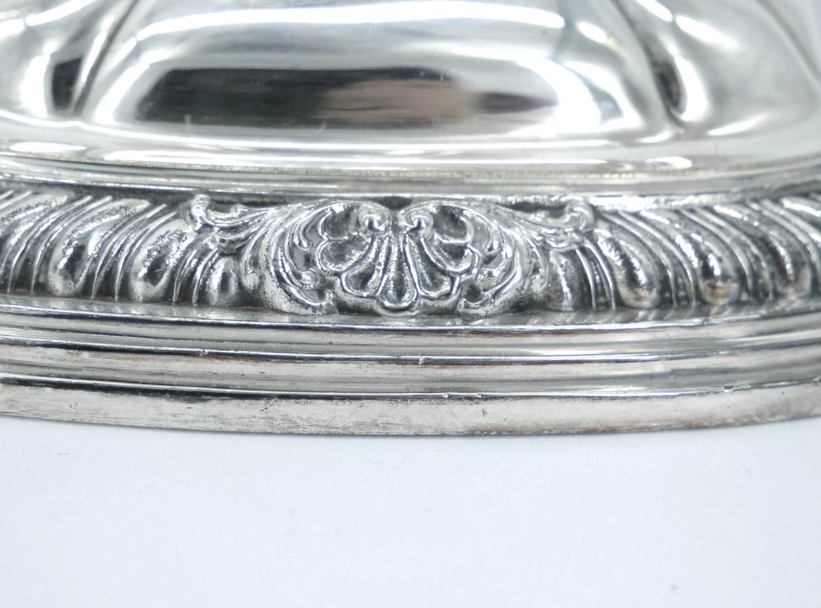 Pair Gorham Silverplate Candlesticks in the English Regency Style - 7