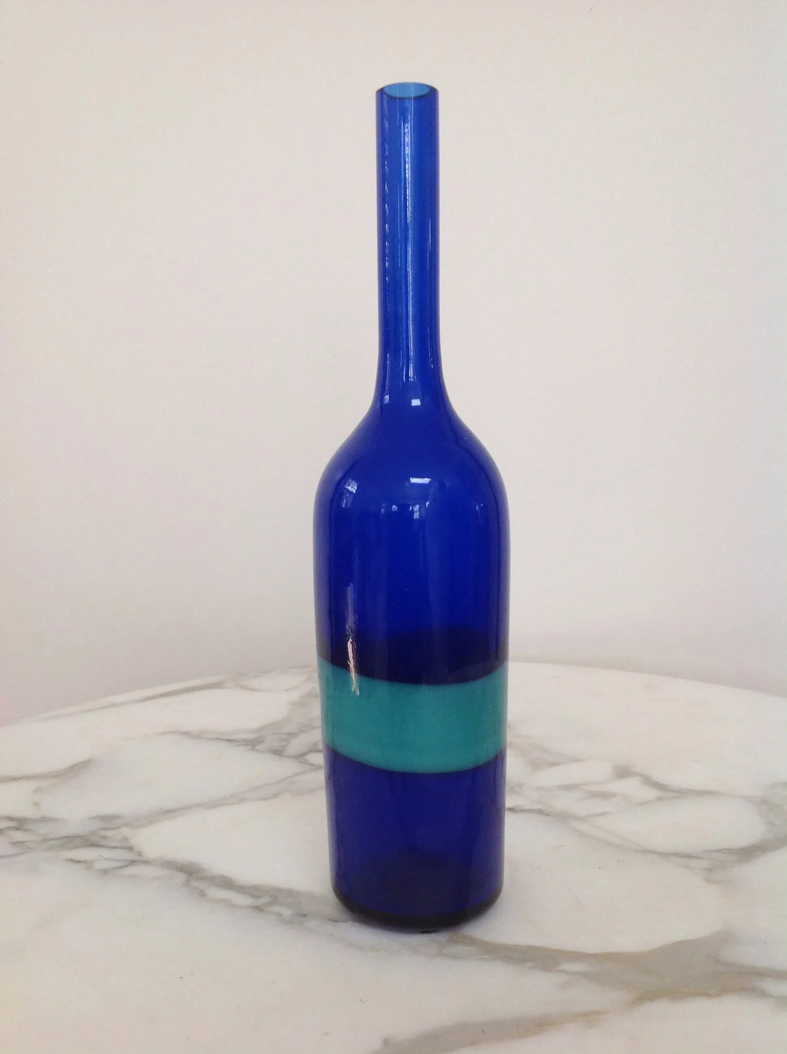 Venini Italian Modern Glass Bottle - 2