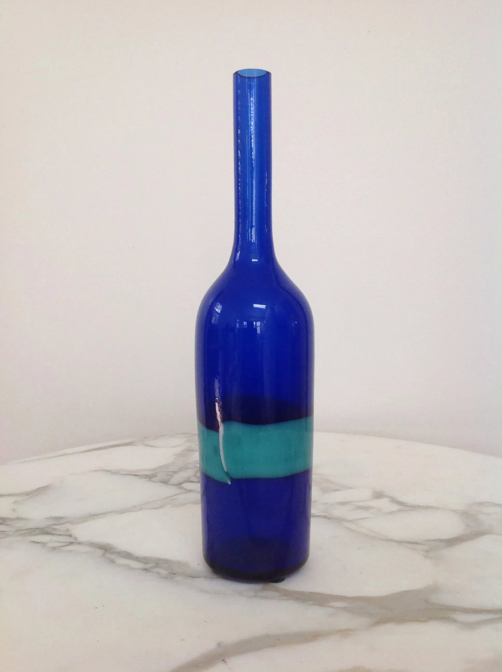 Venini Italian Modern Glass Bottle - 6