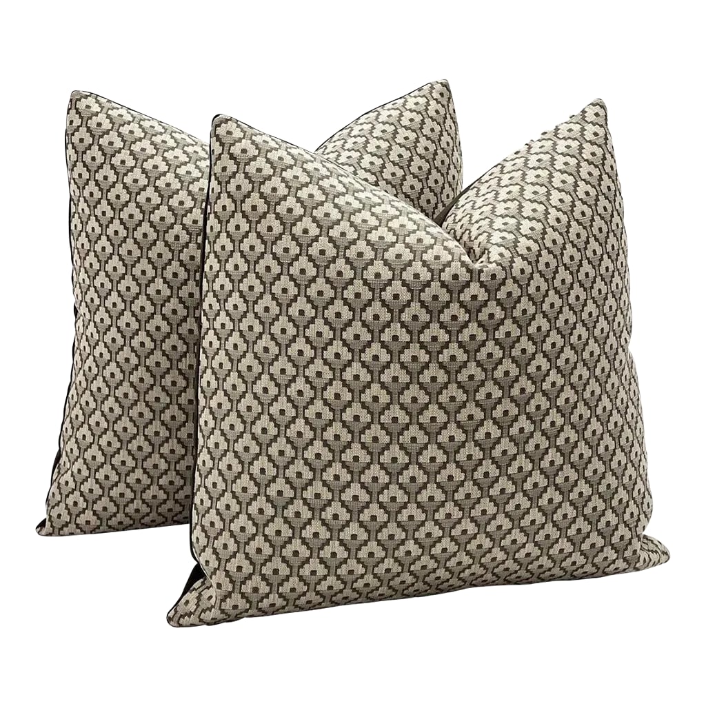 Pair of Custom Patterned Pillows (1 of 8)