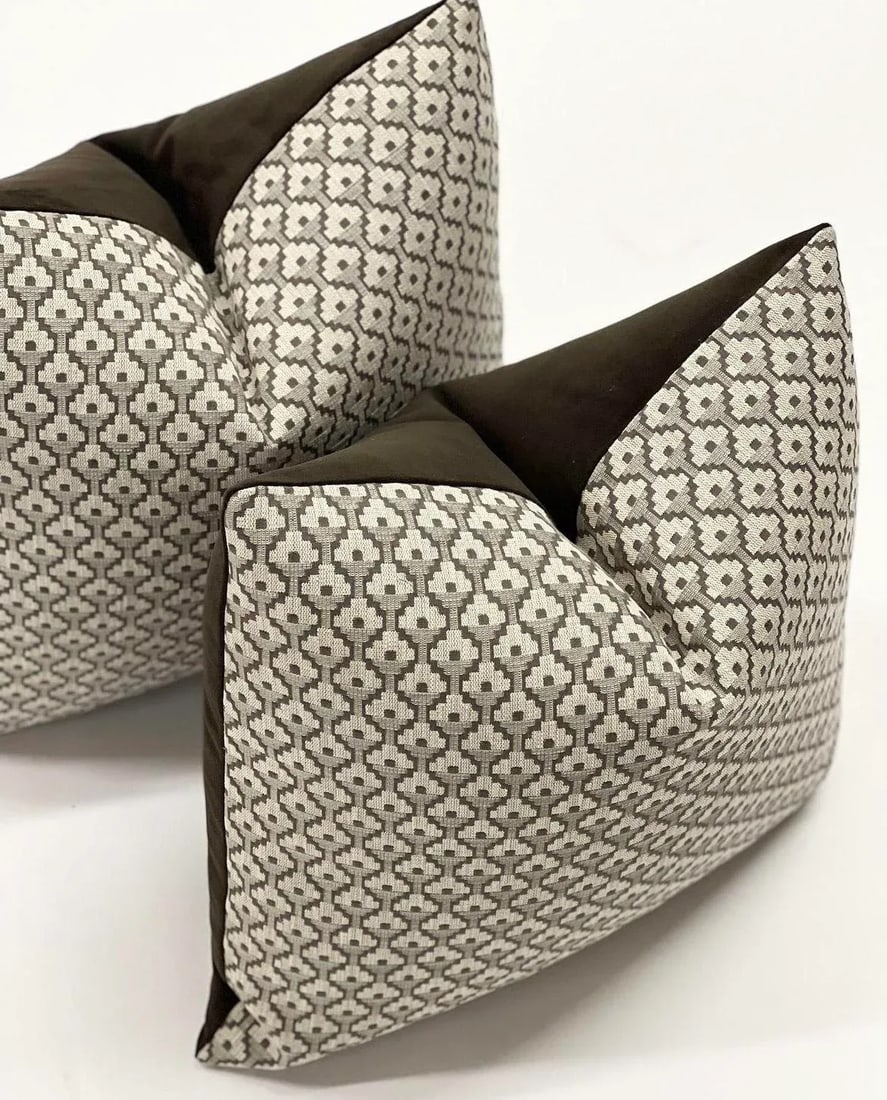 Pair of Custom Patterned Pillows - 2