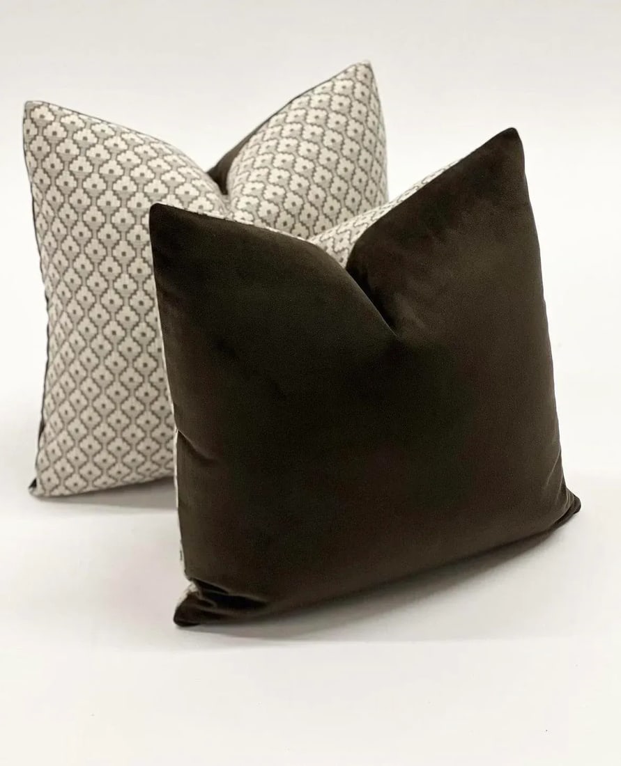 Pair of Custom Patterned Pillows - 5