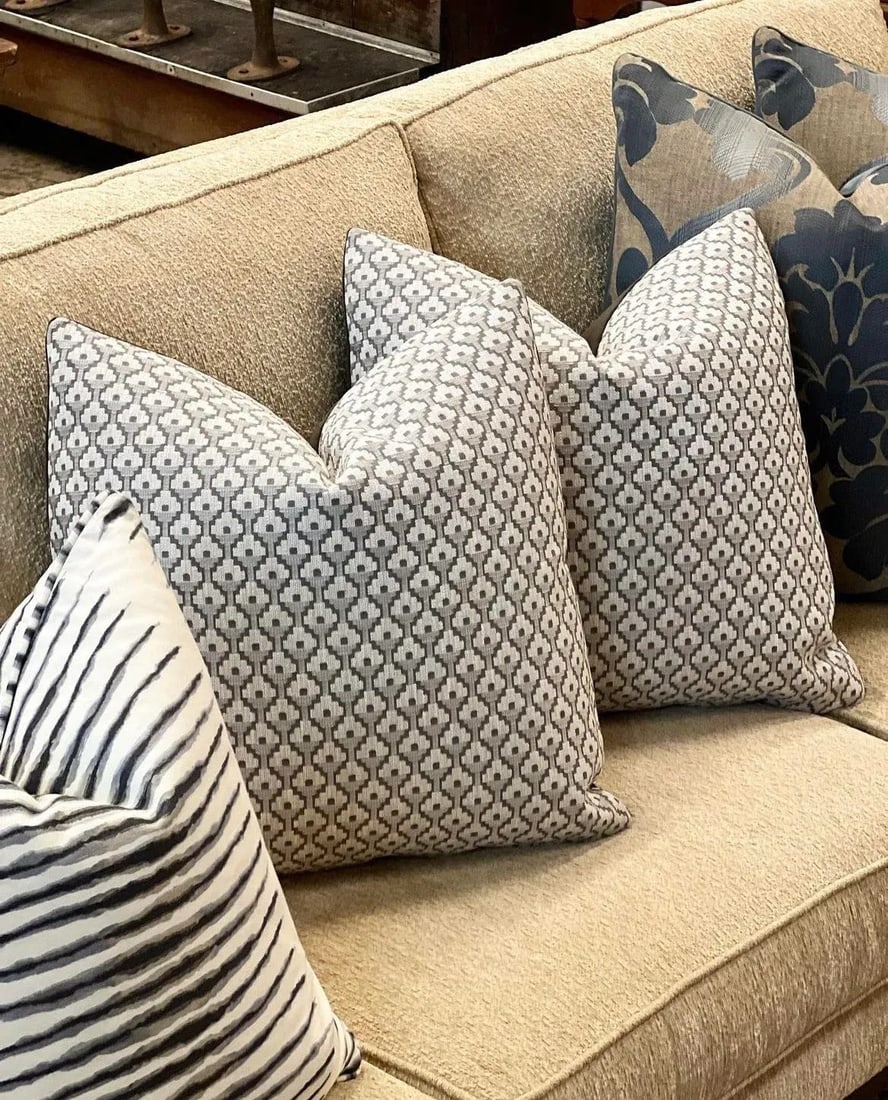 Pair of Custom Patterned Pillows - 8