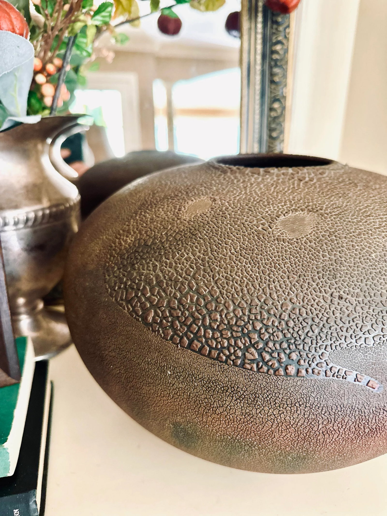 1970s Tony Evans Raku Art Pottery Vase - 9