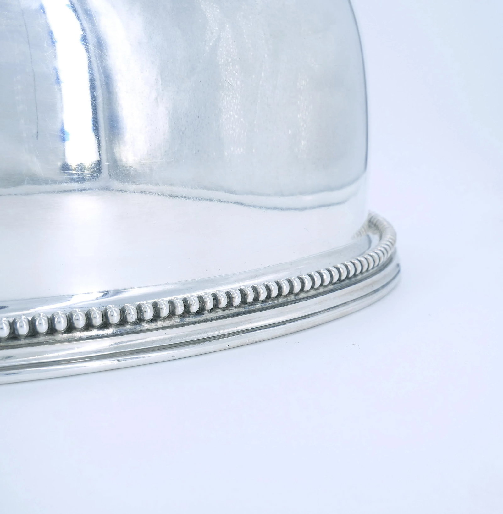 19th Century English Silverplate Meat Dome With Dragon Finial Handle - 4