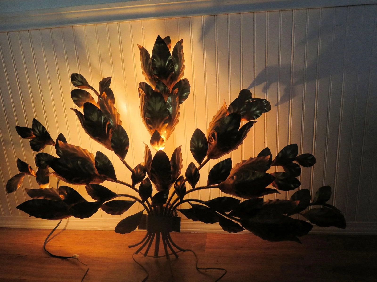 Italian Hollywood Regency Monumental Wall Light Fixture - 2