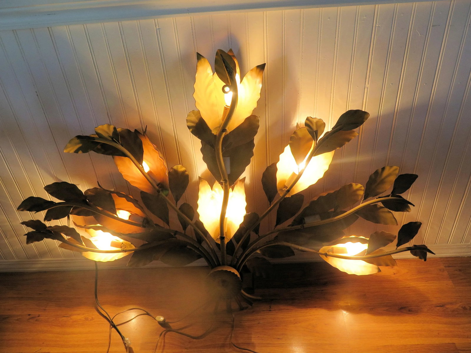Italian Hollywood Regency Monumental Wall Light Fixture - 3