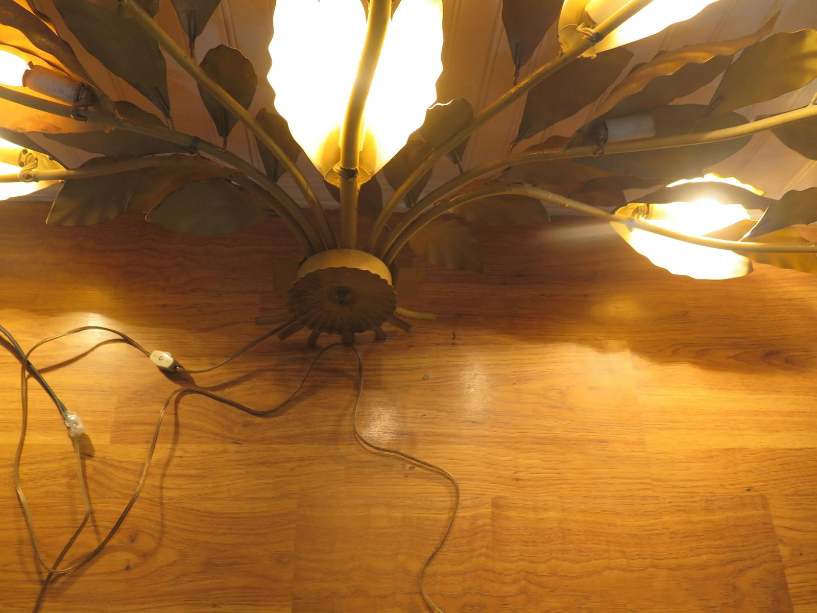 Italian Hollywood Regency Monumental Wall Light Fixture - 4