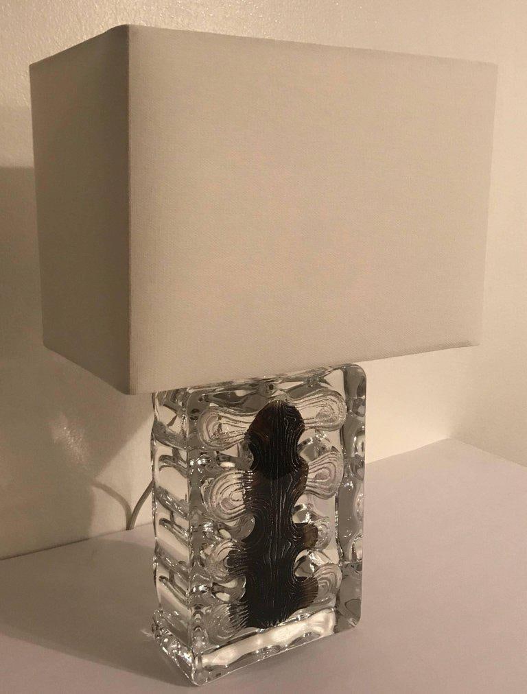 1970s Daum Crystal Table Lamp - 3