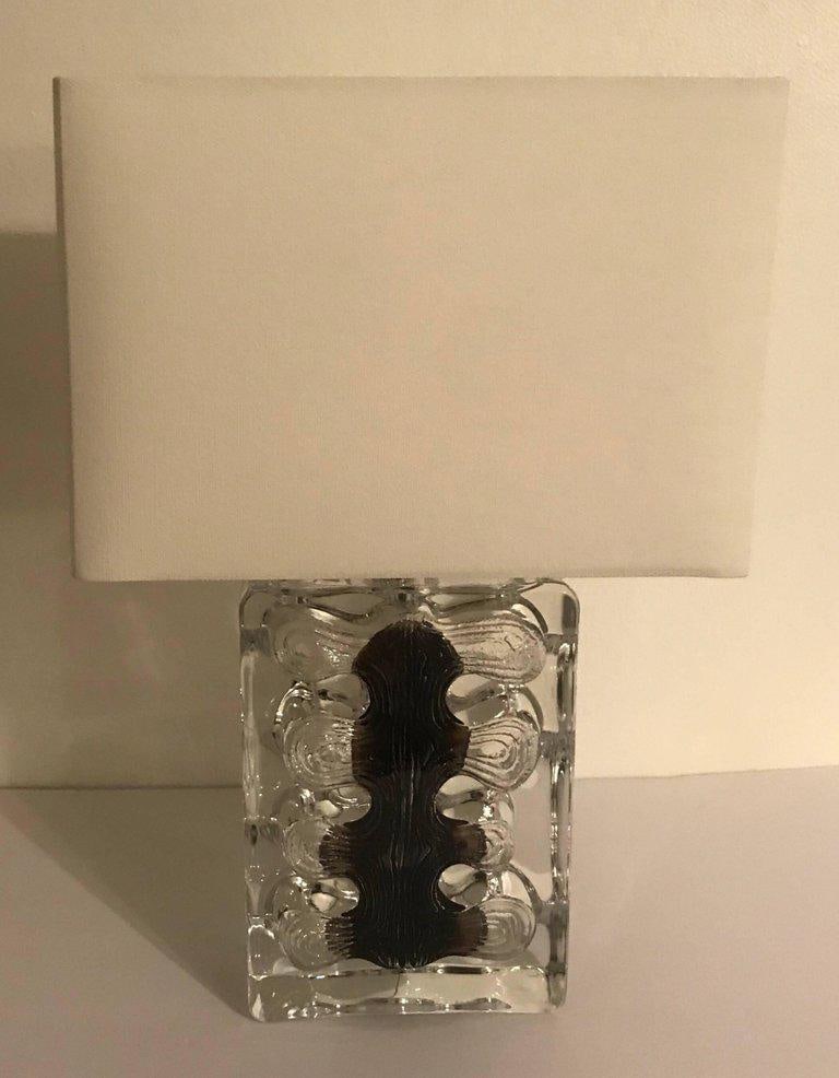 1970s Daum Crystal Table Lamp - 6