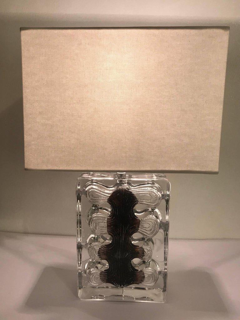 1970s Daum Crystal Table Lamp - 8