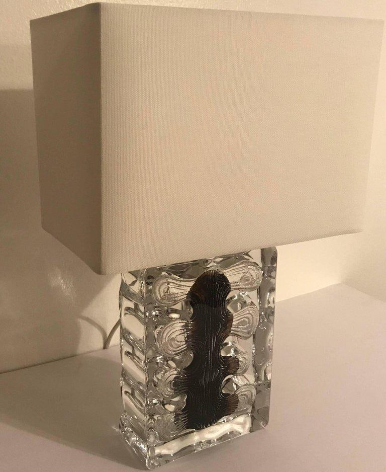 1970s Daum Crystal Table Lamp - 9